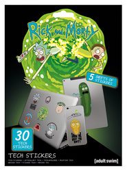Rick and Morty Adventures - naklejki na laptopa