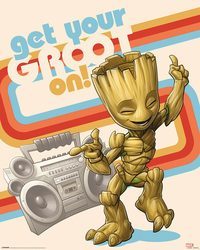 Strażnicy Galaktyki 2 Get Your Groot On - plakat z filmu
