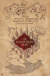 Harry Potter The Marauders Map - plakat