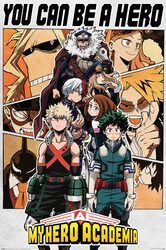 My Hero Academia Be a Hero - plakat
