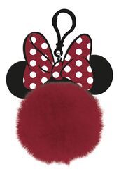 Minnie Mouse Bow and Ears - brelok z pomponem