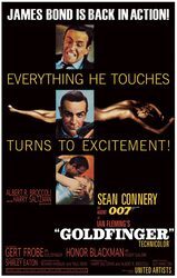James Bond Goldfinger - plakat