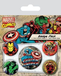 Marvel Comics Bohaterowie - przypinki