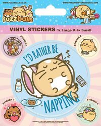 Fuzzballs Feels - naklejki