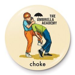 The Umbrella Academy Choke - przypinka