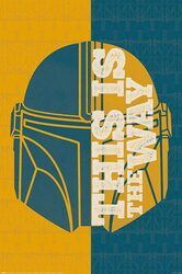 Star Wars Mandalorian Half - plakat