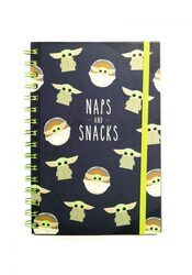 Star Wars The Mandalorian Snacks And Naps - notes A5