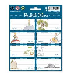 Mały Książę - naklejki na zeszyt