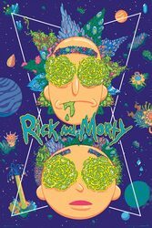 Rick and Morty High In The Sky - plakat
