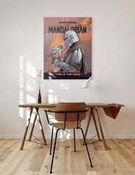 Star Wars The Mandalorian Hello Little - obraz na płótnie