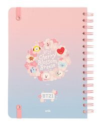 BT21 Cherry Blossom - notes A5, 80 kartek, w kropki