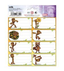 Marvel Groot - naklejki na zeszyt