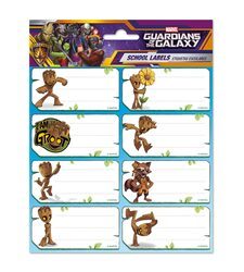 Marvel Groot - naklejki na zeszyt