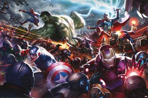 Marvel Future Fight Heroes Assault - plakat filmowy