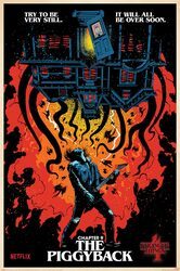 Stranger Things 4 The Piggback - plakat