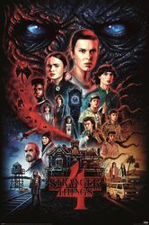 Stranger Things 4 Vecna - plakat filmowy