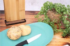 Deska do krojenia z ociekaczem plastikowa kuchenna