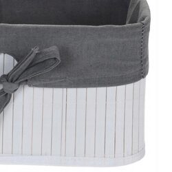 Koszyk bambusowy kosz łazienkowy organizer