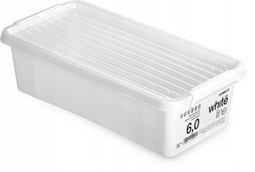 Pudło pojemnik plastikowy organizer pokrywa 6l