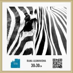 Rama aluminiowa złota