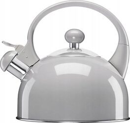 Czajnik na gaz indukcja gwizdek szary 1,7l