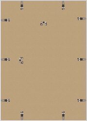 Rama aluminiowa srebrna B2