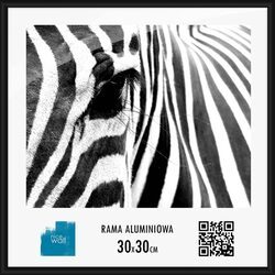 Rama aluminiowa czarna