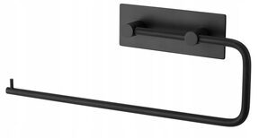 Uchwyt na ręcznik papierowy czarny samoprzylepny