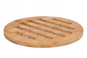 Podstawka pod garnek podkładka drewniana okrągła