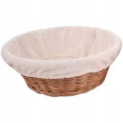 Koszyk rattan okrągły na pieczywo chleb 22 cm