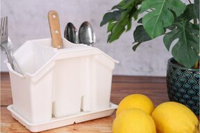 Ociekacz na sztućce pojemnik przybory organizer