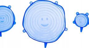 Pokrywki silikonowe uniwersalne do żywności 6 szt