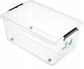 Pojemnik pudło z pokrywką plastik 40 l zamykany