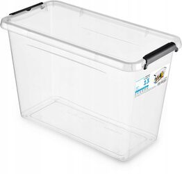 Pojemnik pudło z pokrywką plastik 13l zamykany