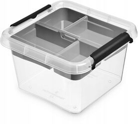 Organizer plastikowy z przegródkami pojemnik 3l