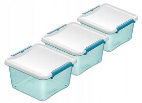 Pojemnik organizer pudełko na żywność 3x 1,15l