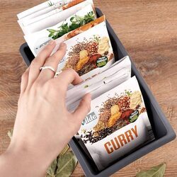 Pojemniki na przyprawy organizer zioła torebki