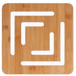 Podkładka pod garnek podstawka bambusowa ochronna