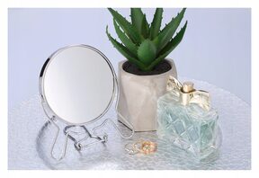 Lusterko do makijażu kosmetyczne stojące obrotowe 11,5 x 12,5