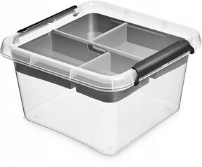 Pudło pojemnik organizer plastikowy pokrywa 9l