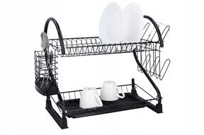 Suszarka do naczyń dwupoziomowa stojąca ociekacz
