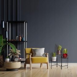 Kwietnik stojący stojak na kwiaty metalowy czarny