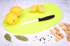 Deska do krojenia z ociekaczem plastikowa kuchenna
