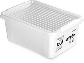 Pudło plastikowe pojemnik organizer pokrywa 12,5l