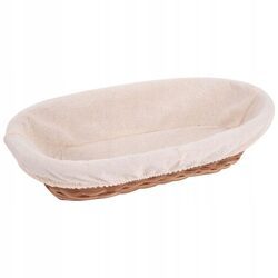 Koszyk rattan owalny na pieczywo chleb 31 cm