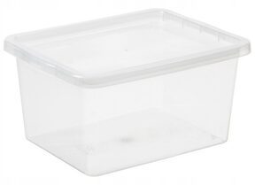 Pojemnik pudło plastikowe pojemniki z pokrywą 20l