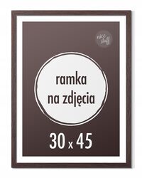 Ramka na zdjęcia 30x45 45x30 ramki wenge rama foto