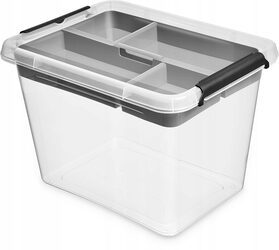 Organizer pojemnik plastikowy box pokrywa 19l