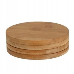 Podkładki pod kubek szklanki podstawki drewniane