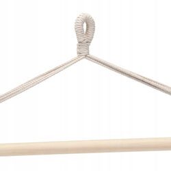 Hamak brazylijski fotel podwieszany huśtawka beż